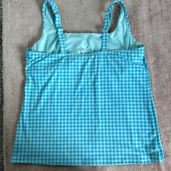 Lands End Tankini Top Size 16 DD Underwire - Picture 2 of 2